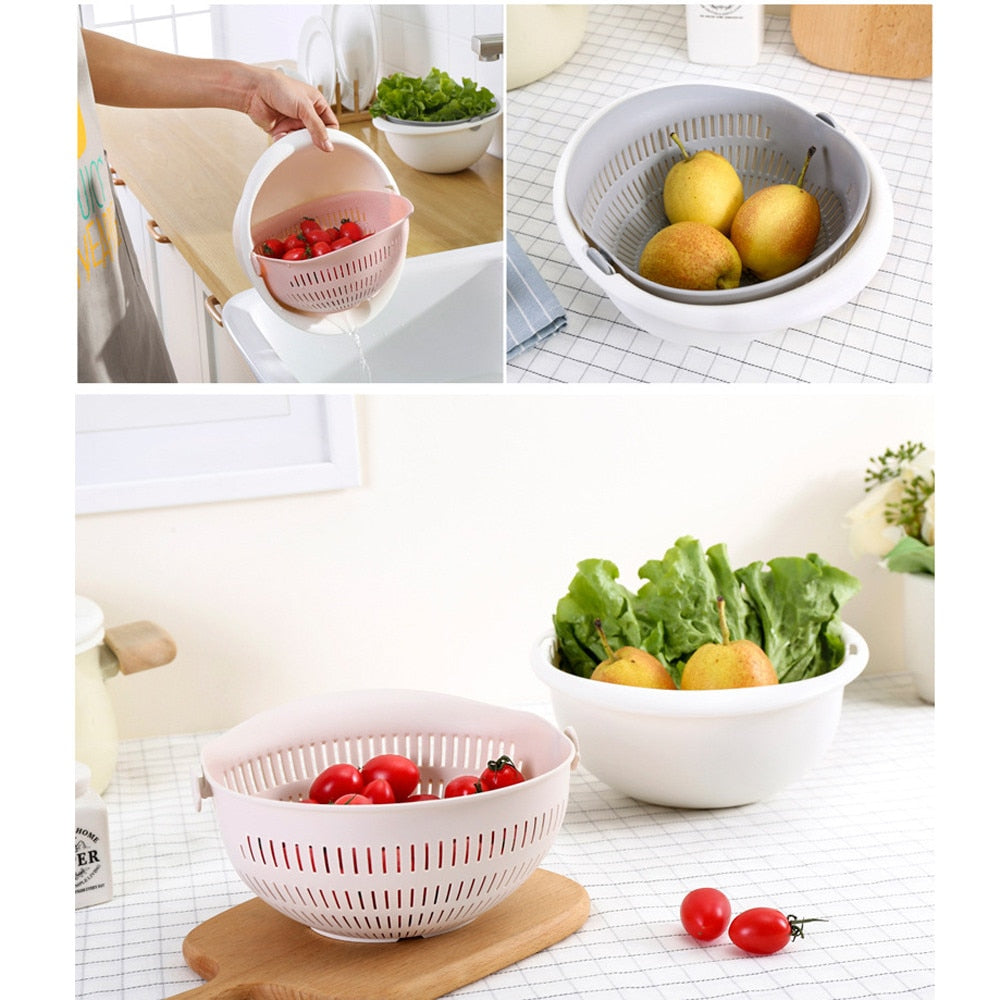 DOUBLE LAYER KITCHEN DRAIN BASKET