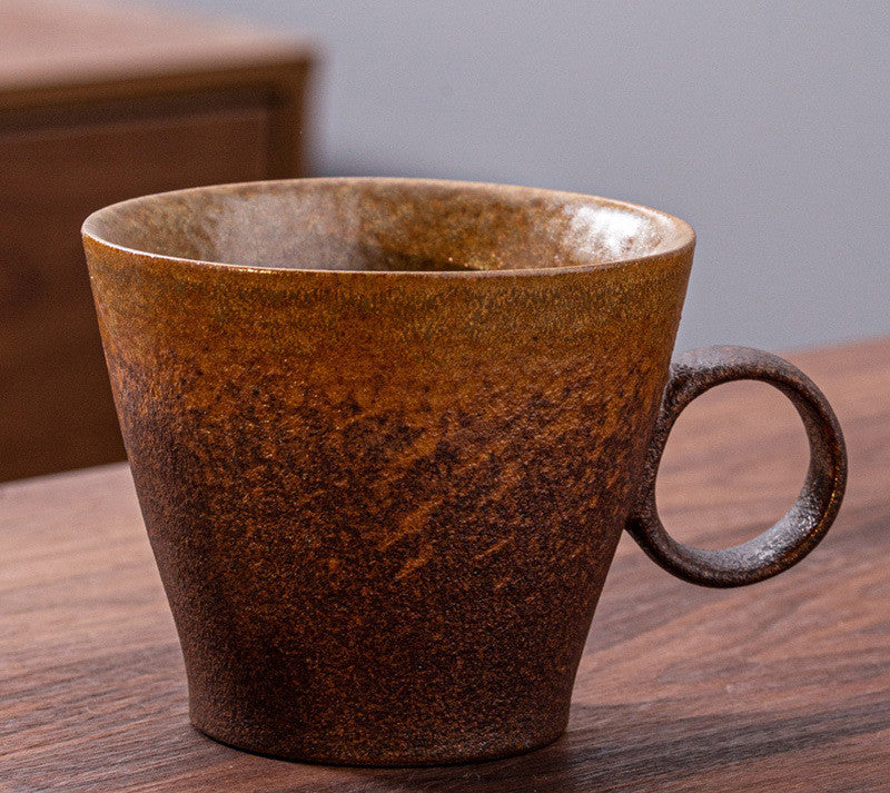 GOLD PLATED GLAZE COFFEE CUP