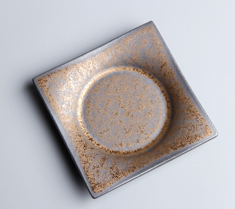 GOLD PLATED GLAZE COFFEE CUP