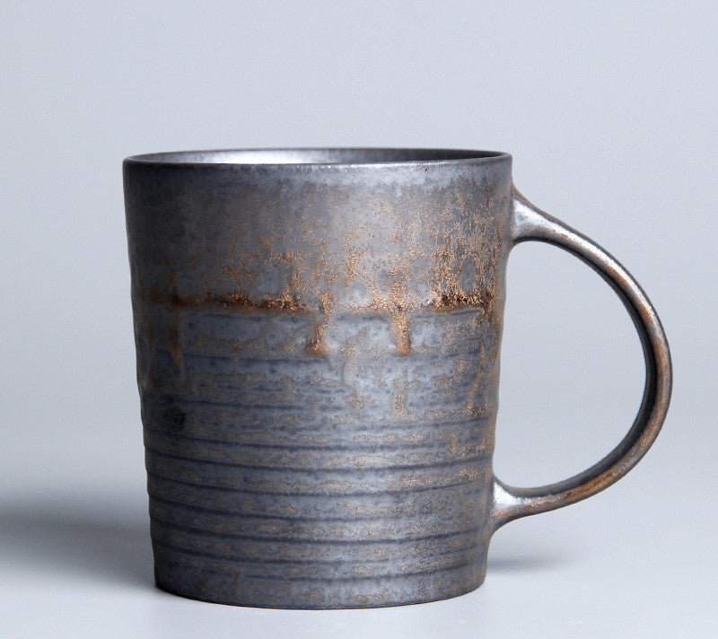 GOLD PLATED GLAZE COFFEE CUP