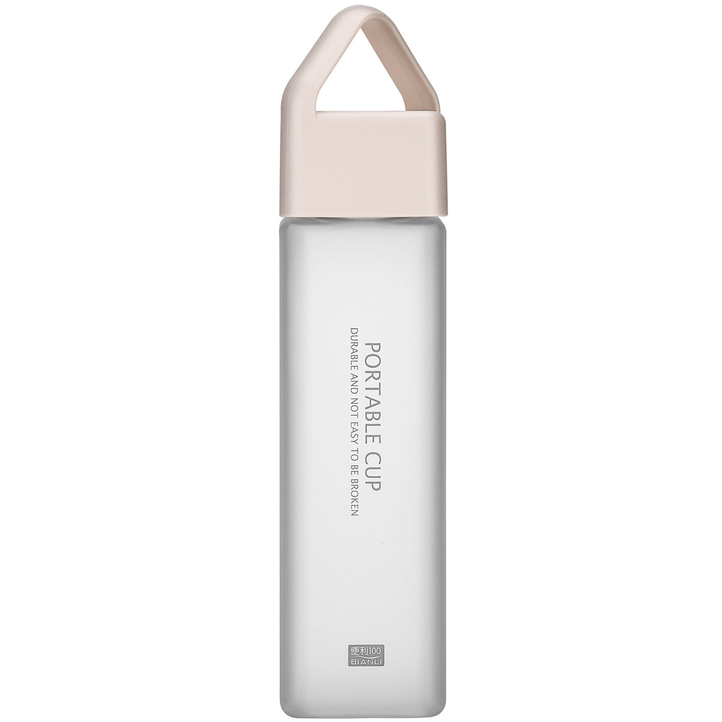 ENKEL PLASTMUGG BÄRBAR VATTENFLASKA