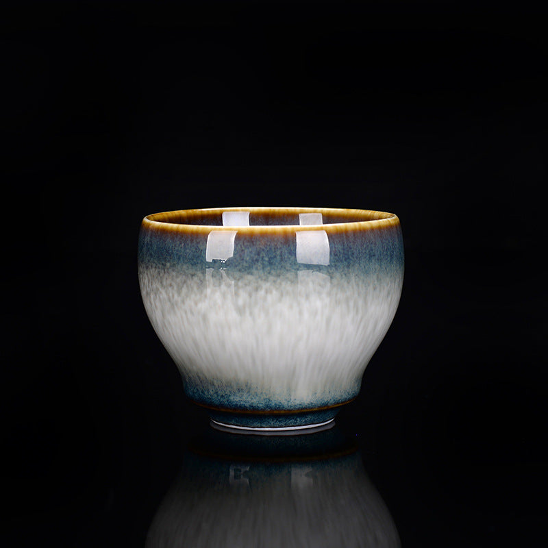 TIANMU GLAZE DRAWING TEA CUP