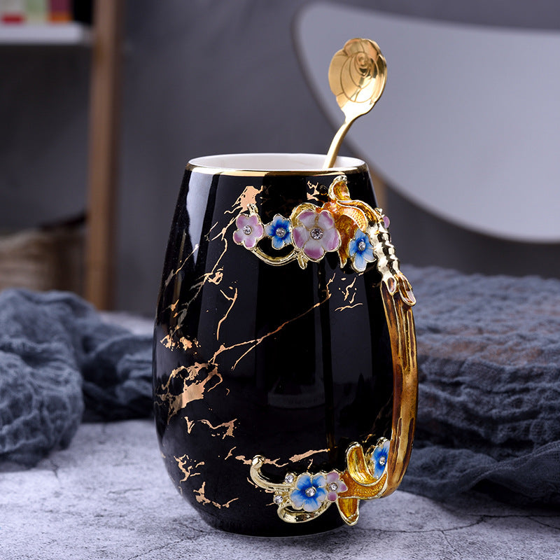 CREATIVE CERAMIC SPOON WATER CUP