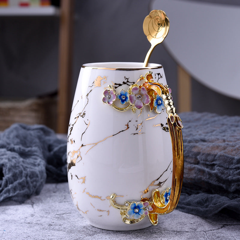 CREATIVE CERAMIC SPOON WATER CUP