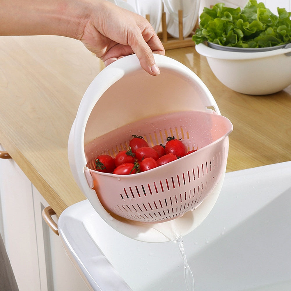 DOUBLE LAYER KITCHEN DRAIN BASKET
