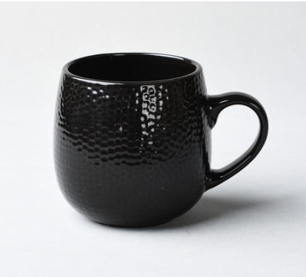 VINTAGE EMBOSSED CERAMIC CUP