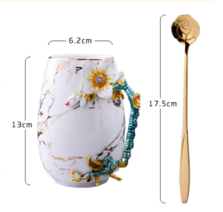 CREATIVE CERAMIC SPOON WATER CUP