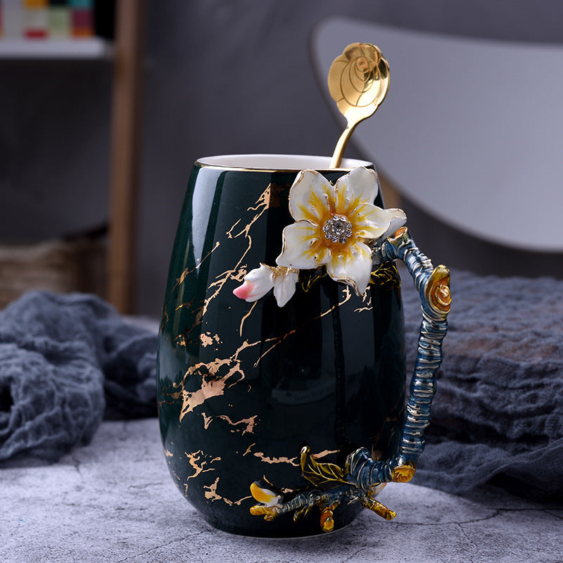 CREATIVE CERAMIC SPOON WATER CUP