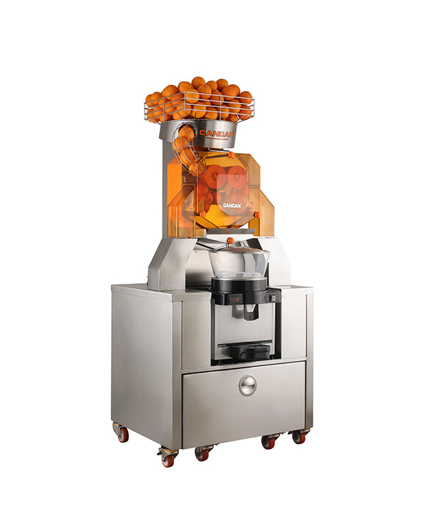 REFRIGERATED TROLLEY AUTOMATIC ORANGE JUICER MACHINE