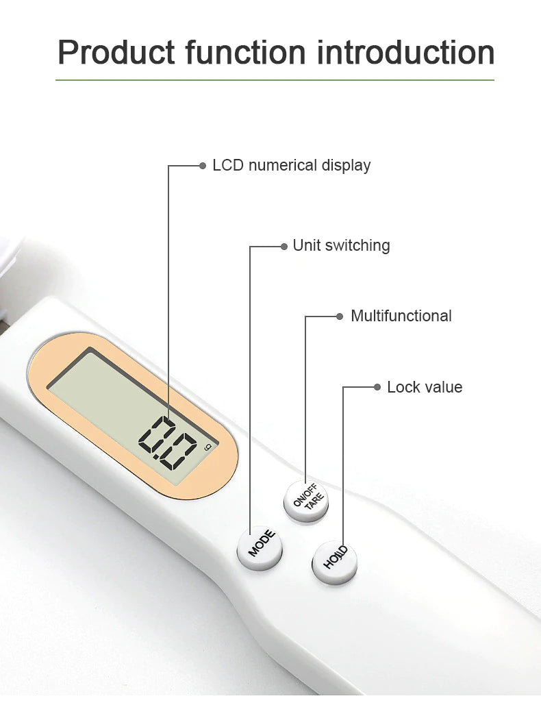 ELECTRONIC KITCHEN SCALES SPOON