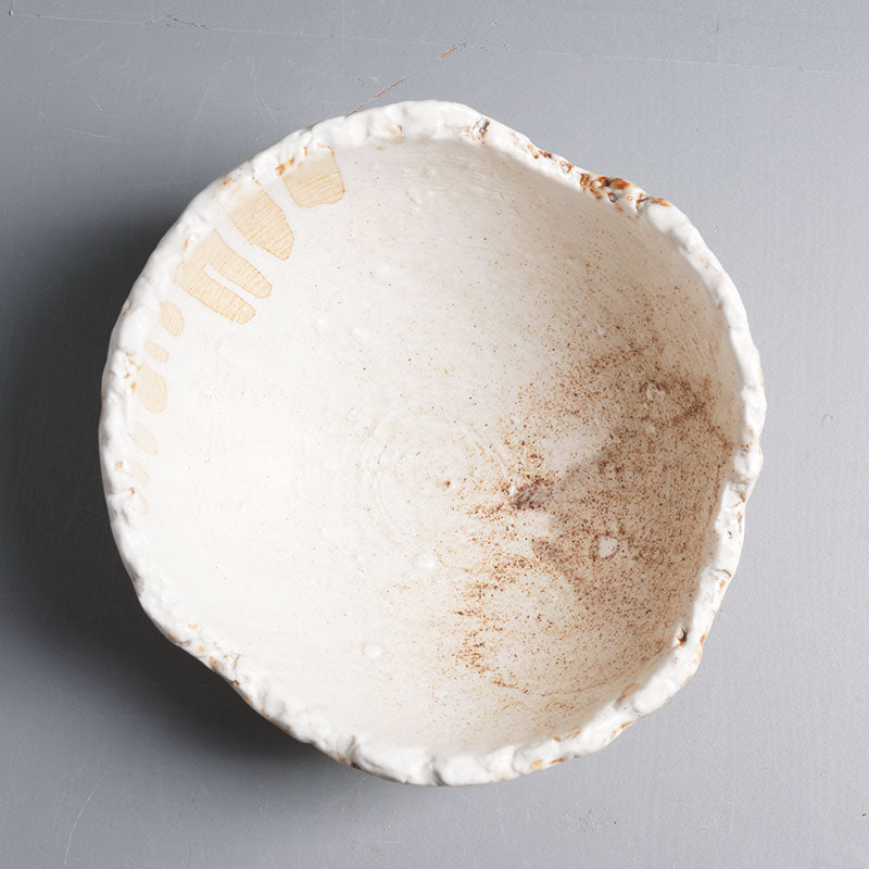 VINTAGE IRREGULÄR LUTANDE BLANDNINGSKÅL