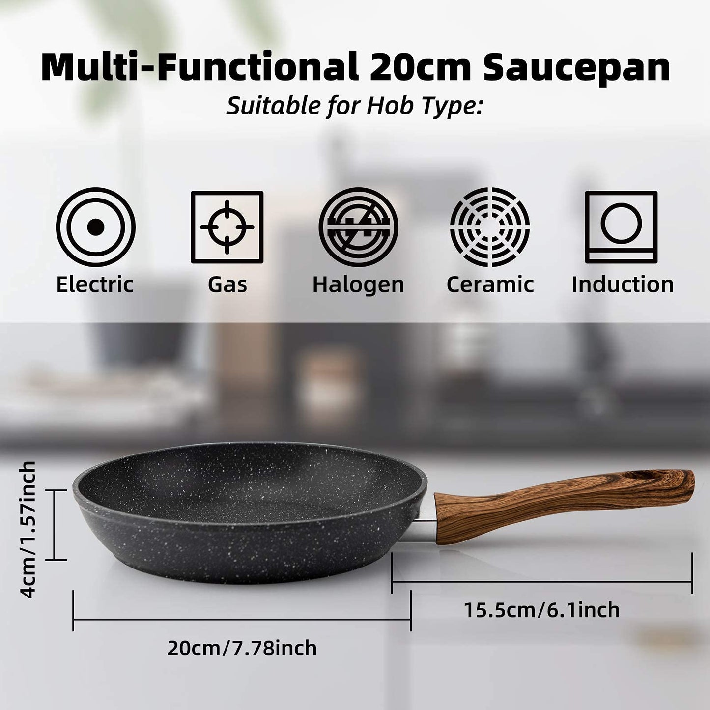 NON-STICK EGG PAN - 20cm/ 8 inch