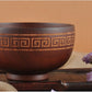 MONGOLIAN TABLEWARE WOODEN BOWL