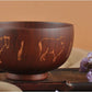 MONGOLIAN TABLEWARE WOODEN BOWL