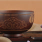 MONGOLIAN TABLEWARE WOODEN BOWL