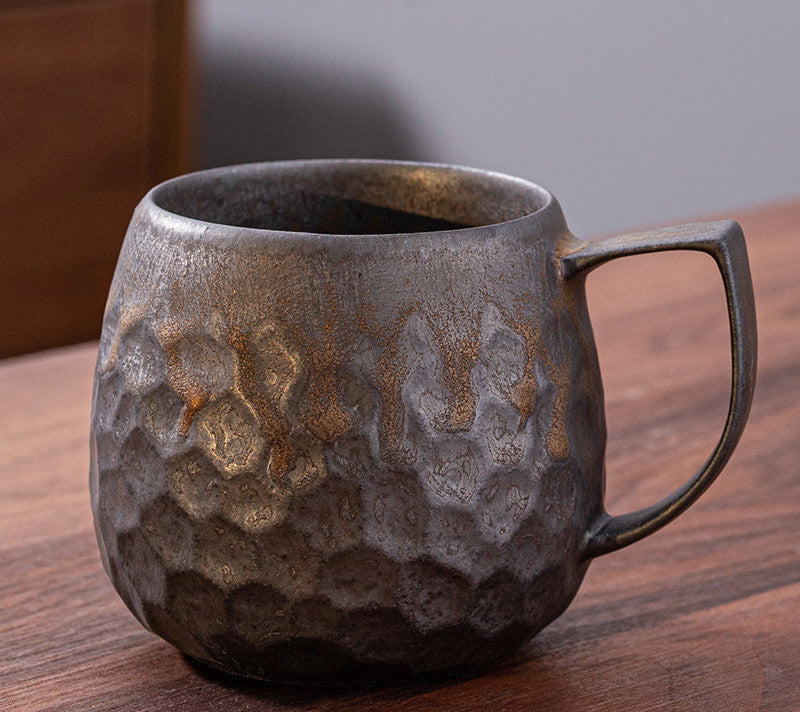 GOLD PLATED GLAZE COFFEE CUP
