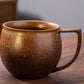 GOLD PLATED GLAZE COFFEE CUP