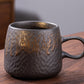 GOLD PLATED GLAZE COFFEE CUP