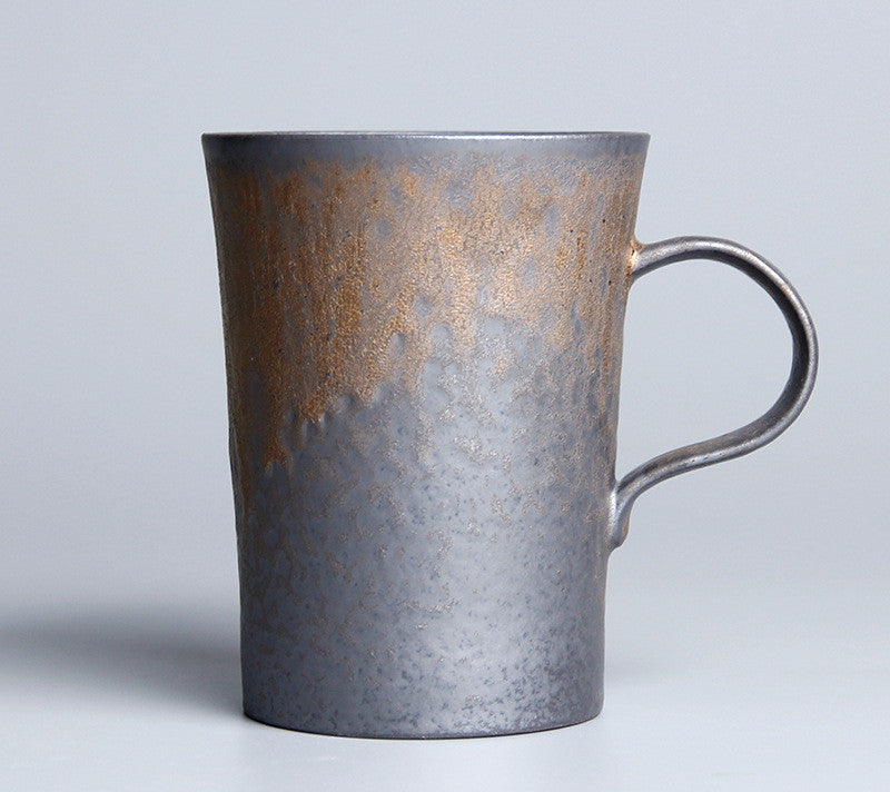 GOLD PLATED GLAZE COFFEE CUP