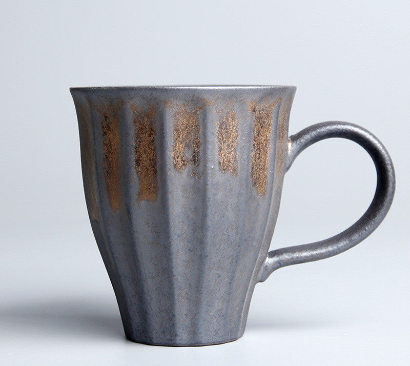 GOLD PLATED GLAZE COFFEE CUP