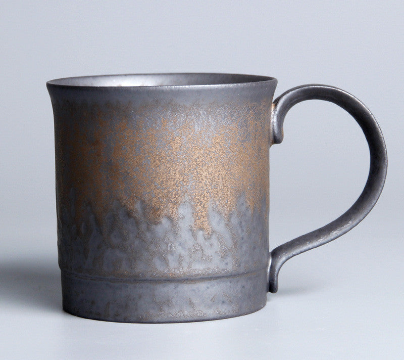 GOLD PLATED GLAZE COFFEE CUP