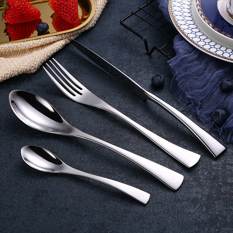 KOREAN STAINLESS STEEL MIRROR COATED CUTLERY SETS