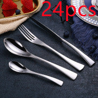 KOREAN STAINLESS STEEL MIRROR COATED CUTLERY SETS