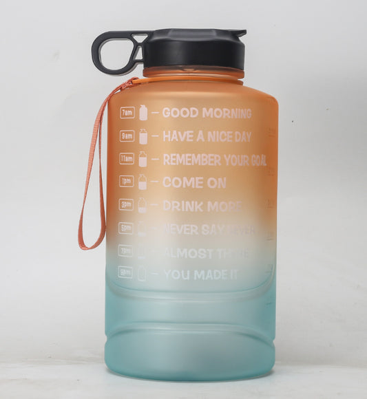 CREATIVE GRADIENT 2.2L LARGE CAPACITY PLASTIC SPORTS BOTTLE FOR OUTDOOR USE AND TRAINING