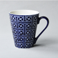 VINTAGE EMBOSSED CERAMIC CUP