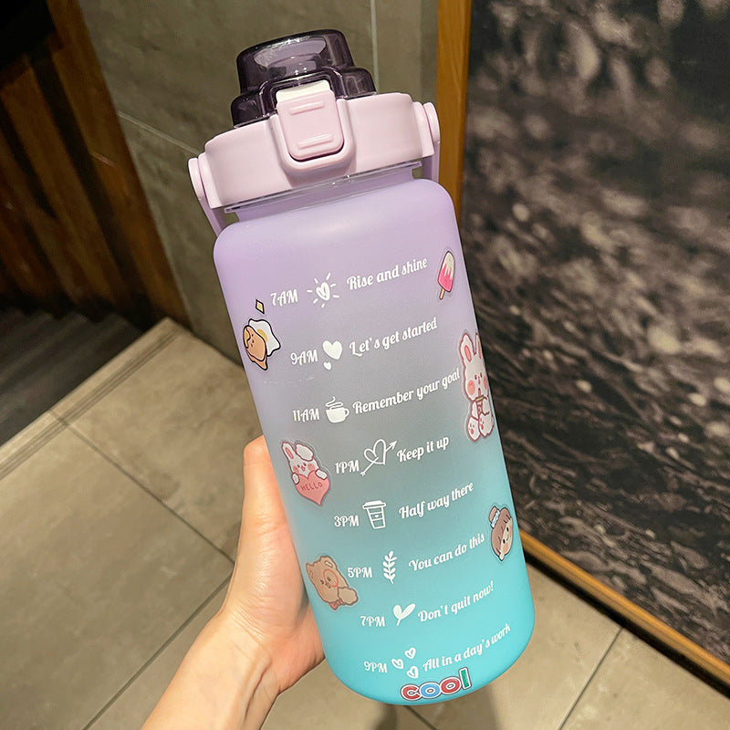 LARGE WATER BOTTLE 2L CAPACITY