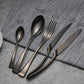 KOREAN STAINLESS STEEL MIRROR COATED CUTLERY SETS