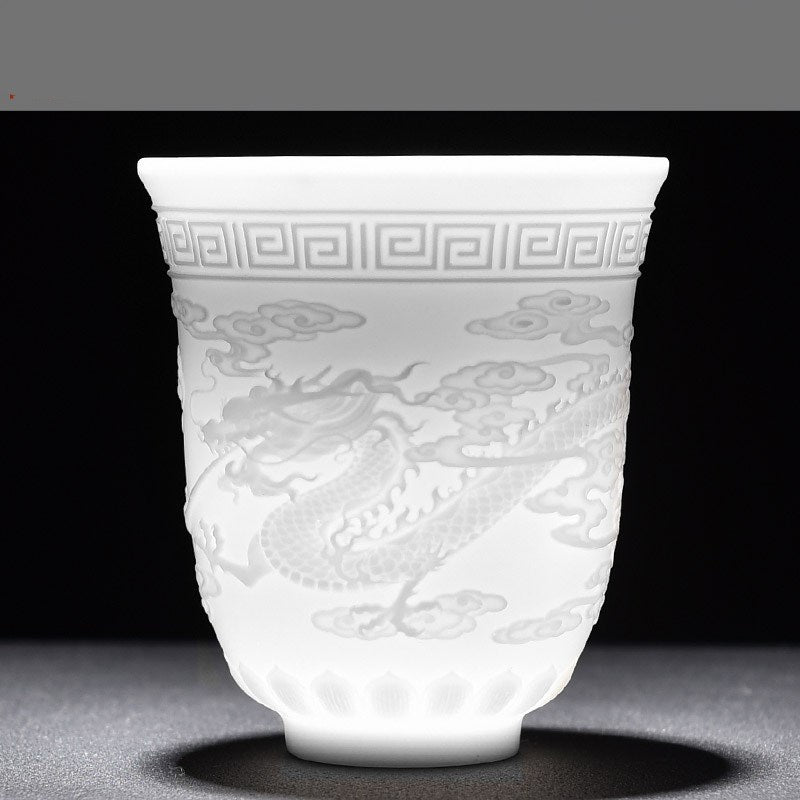 WHITE CHINESE TEA CUP