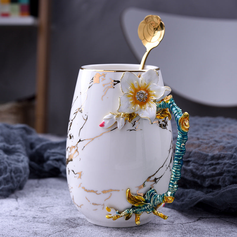 CREATIVE CERAMIC SPOON WATER CUP