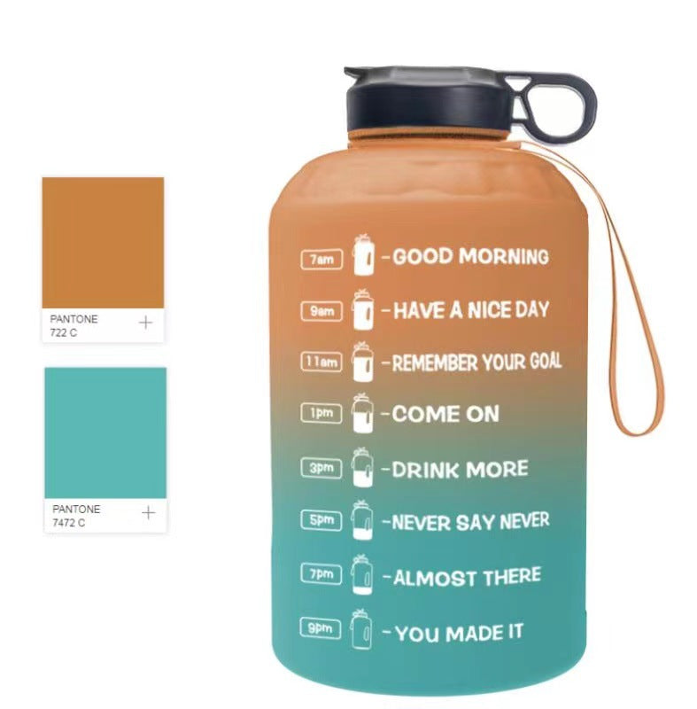 KREATIV GRADIENT BÄRBAR PLAST STOR VATTENFLASKA