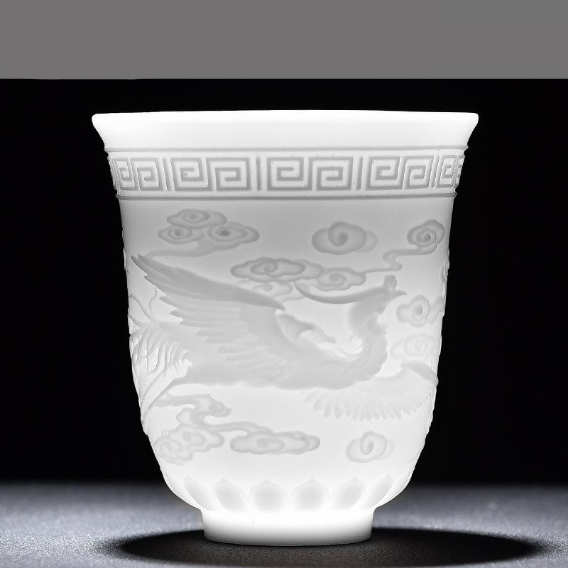 WHITE CHINESE TEA CUP