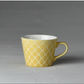 VINTAGE EMBOSSED CERAMIC CUP