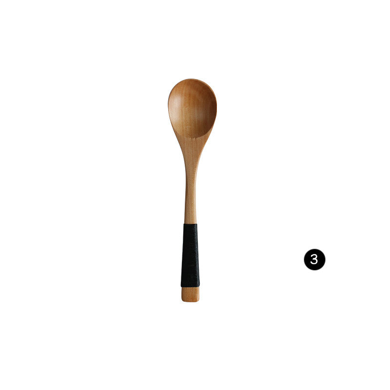 JAPASNK STYLE WOODEN BAMBOO SPOON &amp; FORK
