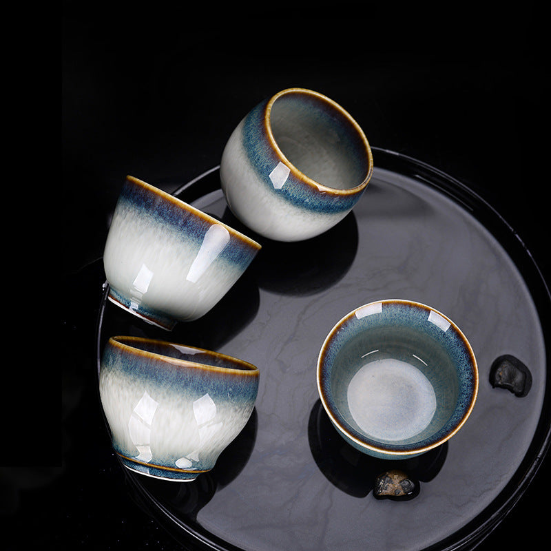 TIANMU GLAZE DRAWING TEA CUP