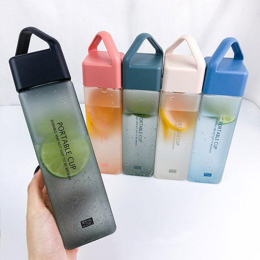 SIMPLE PLASTIC MUG PORTABLE WATER BOTTLE