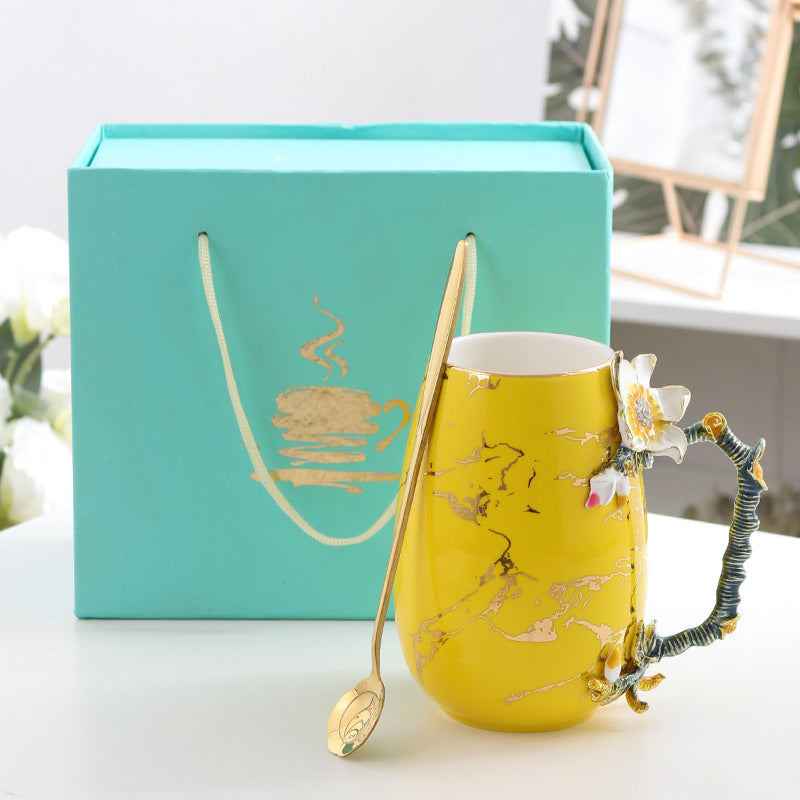 CREATIVE CERAMIC SPOON WATER CUP