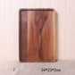 RECTANGULAR FOOD PLATE BLACK WALNUT JAPANESE STYLE