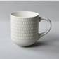 VINTAGE EMBOSSED CERAMIC CUP