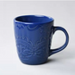 VINTAGE EMBOSSED CERAMIC CUP