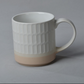VINTAGE EMBOSSED CERAMIC CUP