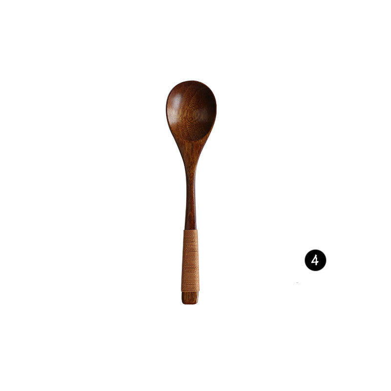 JAPASNK STYLE WOODEN BAMBOO SPOON &amp; FORK