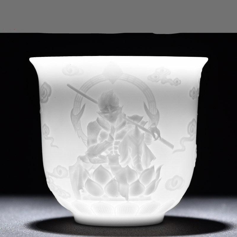 WHITE CHINESE TEA CUP