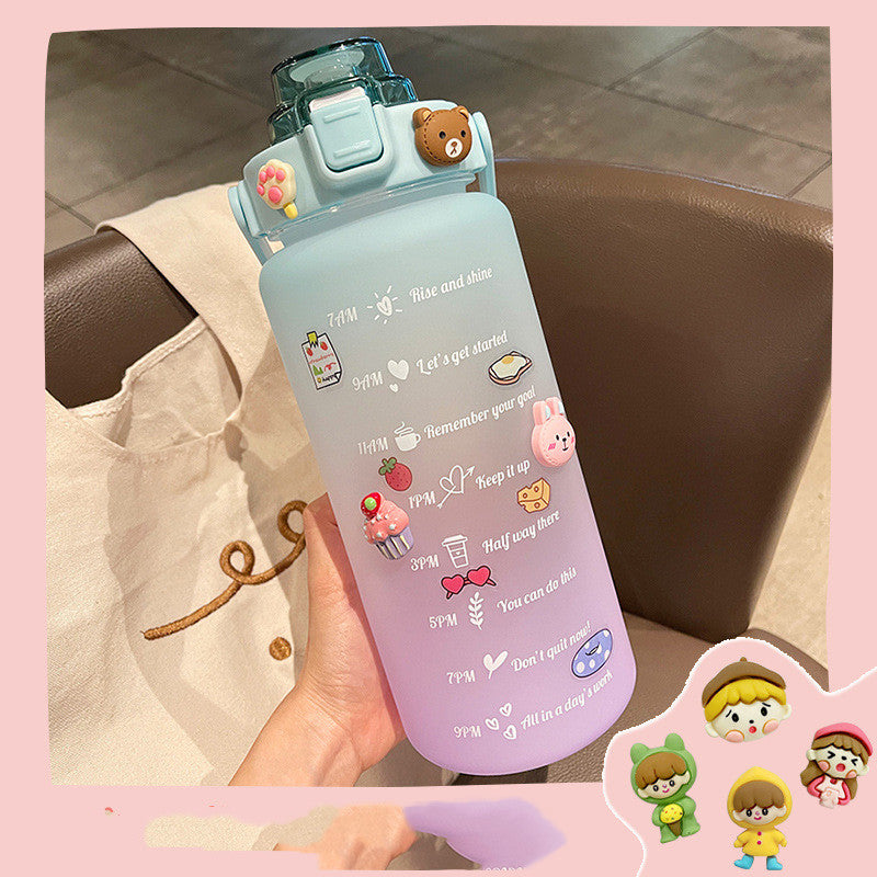 LARGE WATER BOTTLE 2L CAPACITY