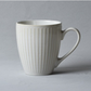 VINTAGE EMBOSSED CERAMIC CUP