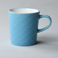 VINTAGE EMBOSSED CERAMIC CUP