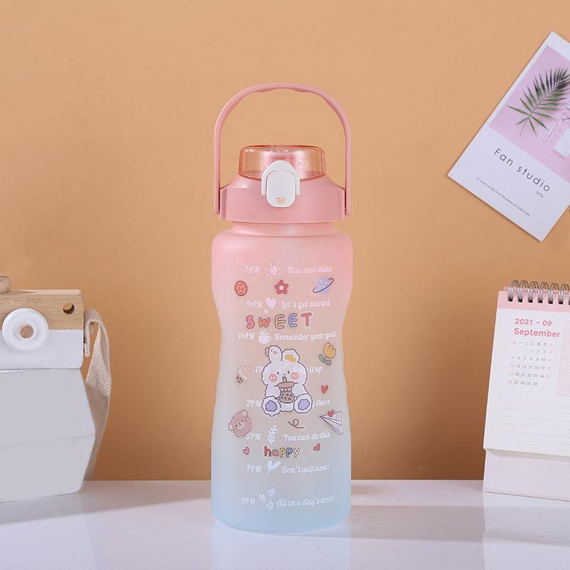 PLASTIC WATER MUG PORTABLE WATER BOTTLE 2.2 L